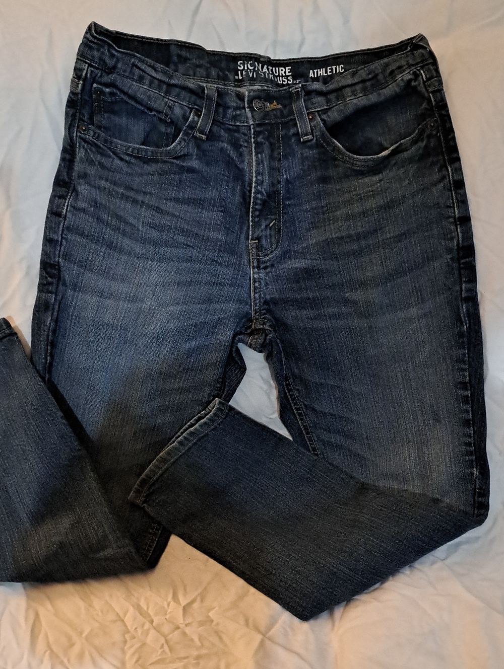 Men's Dark Blue Slim Fit Jeans